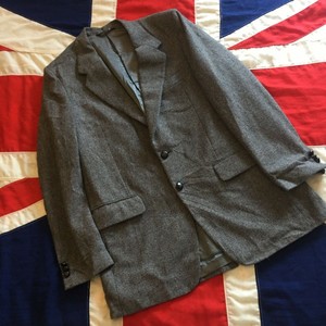 mens gray wool blazer