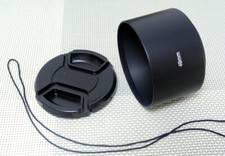 49 mm Metal Camera Lens Hood  58 mm Cap for Tele Lens 49TC58