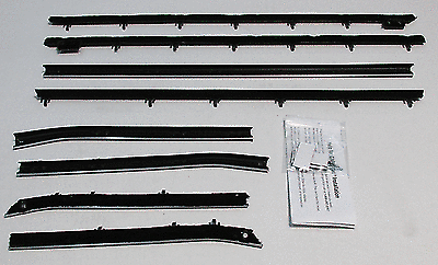 1971-1976 IMPALA 4 DOOR SPORT SEDAN WINDOW BELTLINE WEATHERSTRIP KIT 8 PIECES 1971-1976 IMPALA 4 DOOR SPORT SEDAN WINDOW BELTLINE WEATHERSTRIP KIT 8 PIECES