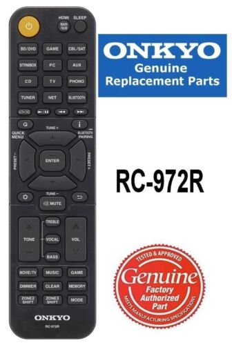 OEM Onkyo RC-972R Remote Control TX-NR696 TX-NR797 TX-RZ840 TX-NR6100 w/ battery - Afbeelding 1 van 1