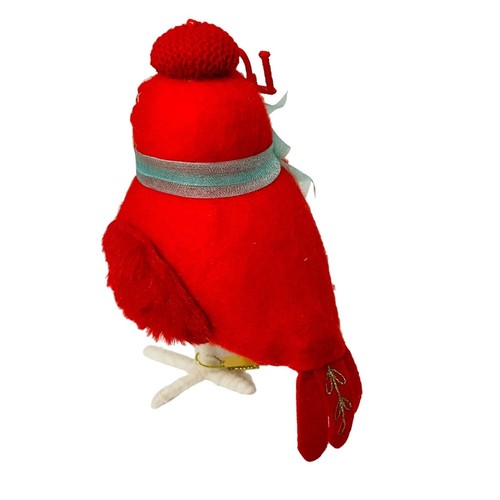 Target Spritz Valentine Love Bird Decoration Red Plush Heart Pattern Holiday Dec - Picture 4 of 10