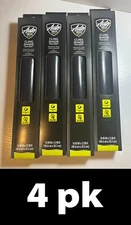 4pk Auto Drive Universal Side Window Static Cling Sun Shade 16" W x 12" H, Black