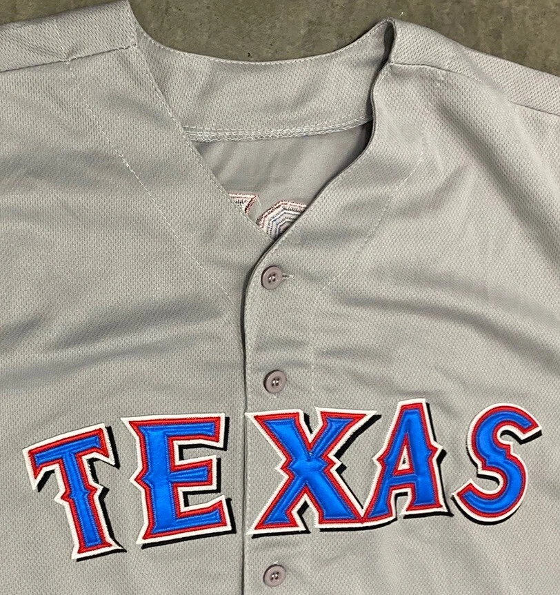 Yu Darvish Texas Rangers 2012 auténtico juego en el campo corte 40 aniversario Jersey Talla 56 Foto 2 de 4