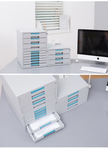 Flat File Cabinet 6 Drawers Index Key Lock Office Home System 1126K - Picture 6 of 6