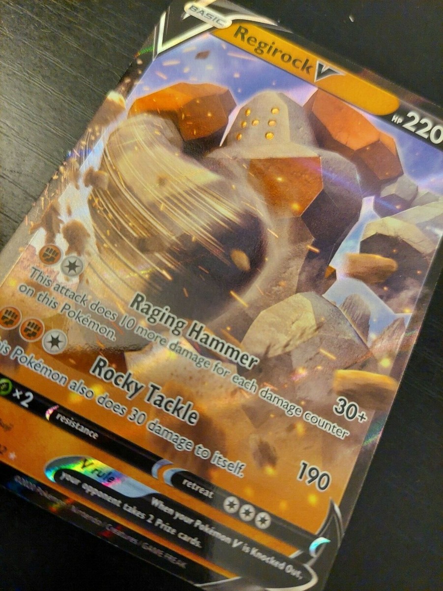 Regirock V (104/202) Full-Art Pokemon card