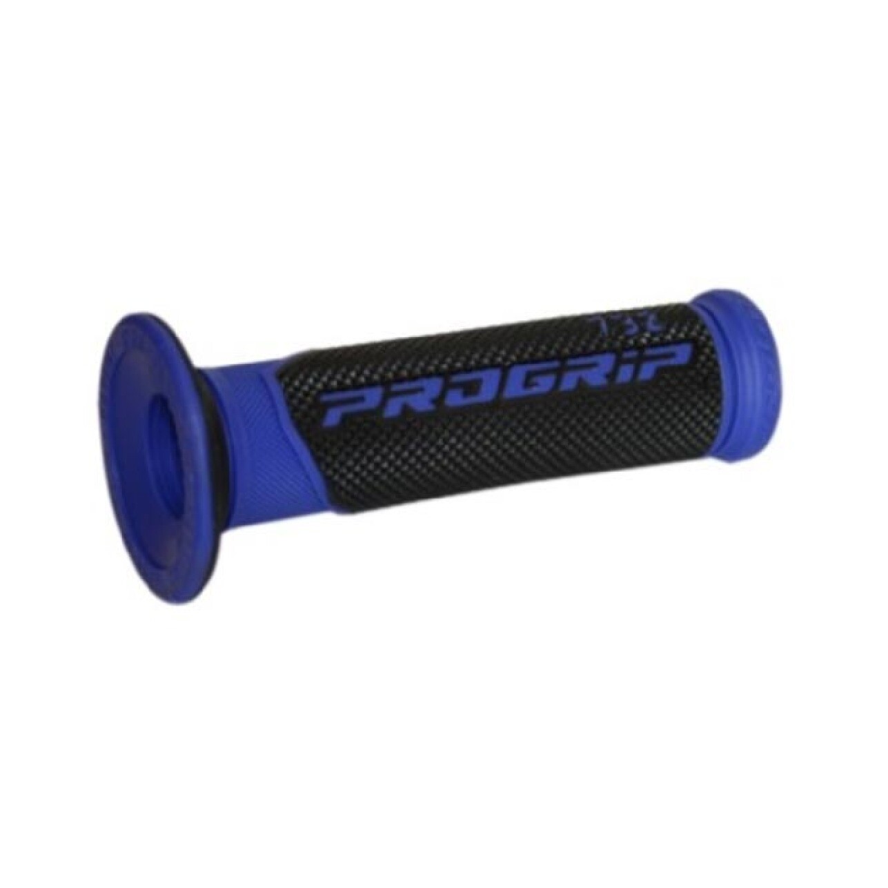 Progrip Manopole Moto strada universali Forate 732 Dual Density Blu