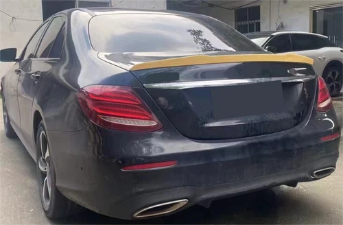 Rear Spoiler Fit 2016-2022 Mercedes Benz E-Class W213 Unpainted M4 Style - Picture 4 of 5