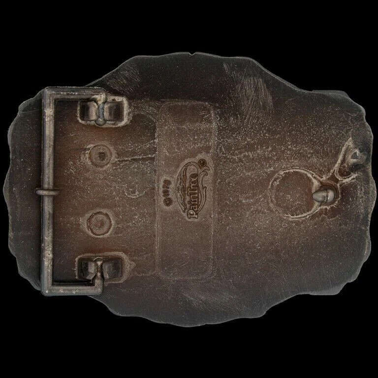 Nuevo Harley Davidson Motocicleta Eagle B&S Logo 75th 1970s Nuevo de Lote Antiguo Hebilla de Cinturón Foto 3 de 3