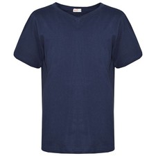Kids Boys Navy Designer 100 Cotton Plain t-Shirt Tee Ringspun t Shirts 2-13 Yr