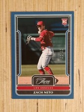 #/32 Zach Neto Prospect 2023 Panini Three & Two- BLUE FULL COUNT Parallel-Angels
