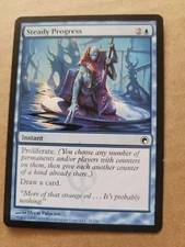 MTG Magic Gathering Steady Progress (45/259) Scars of Mirrodin LP BULK DISCOUNT