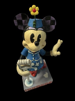 Jim Shore seltene Disney Minnie Sweet Harmony Sänger Figur BESCHÄDIGT