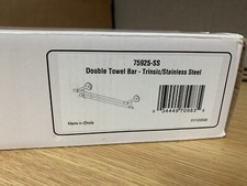Delta Trinsic 24'' double Brilliance Stainless Steel Wall Mount Double Towel Bar
