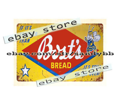 Bost's Bread metal tin sign lodge cafe metal advertising wall art