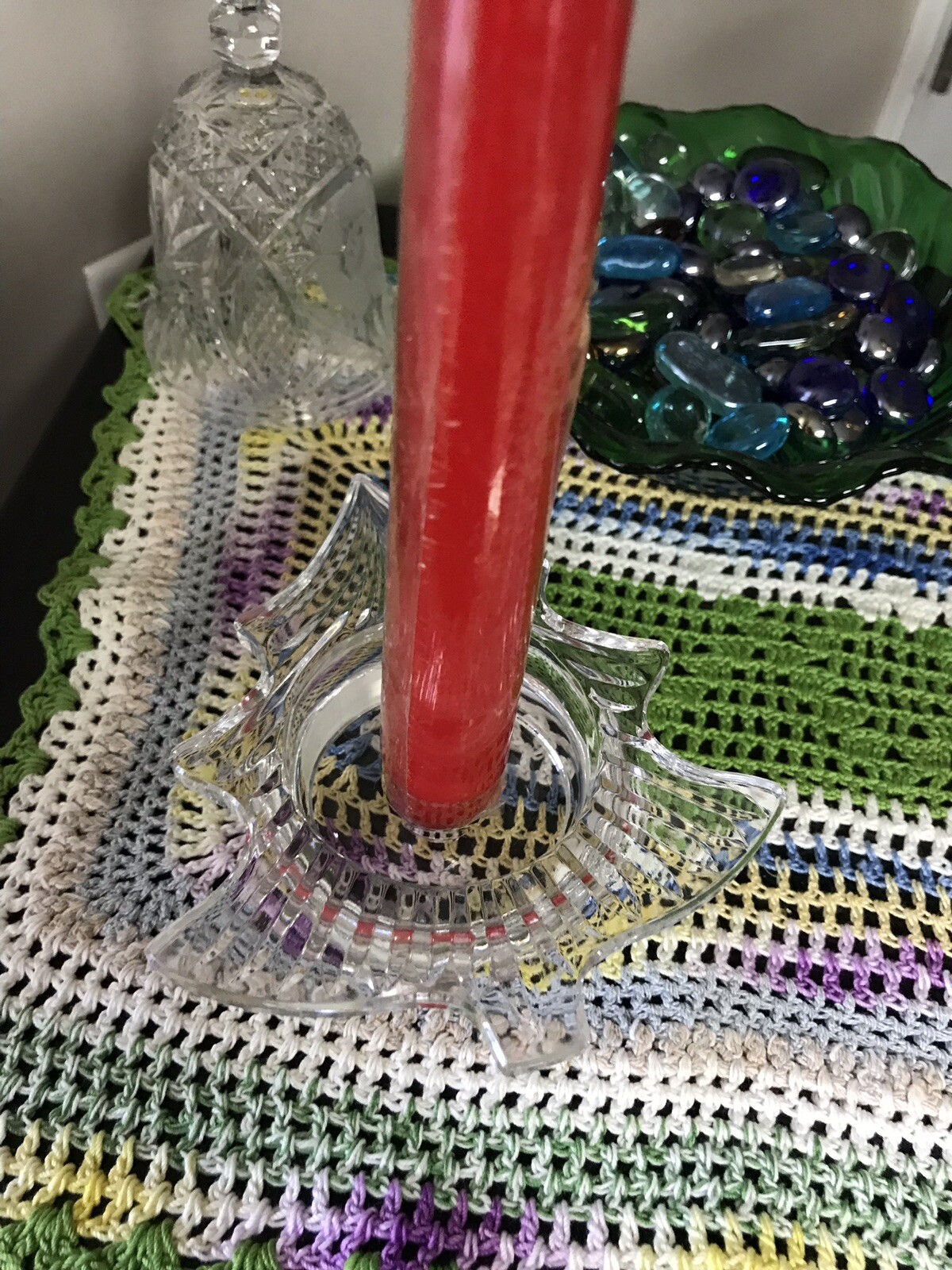 NIB Mikasa Crystal Christmas Tree Candle Holder Votive Or Tea Light 5"x4.5"x2" eBay