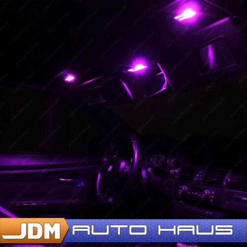 Kit de 6 unidades de equipamiento de luz LED interior fucsia púrpura para Toyota Corolla 2015-2018 - Imagen 9 de 9