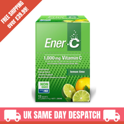 Ener-C Lemon & Lime 12 Beutel | 1000mg Vit C pro Beutel