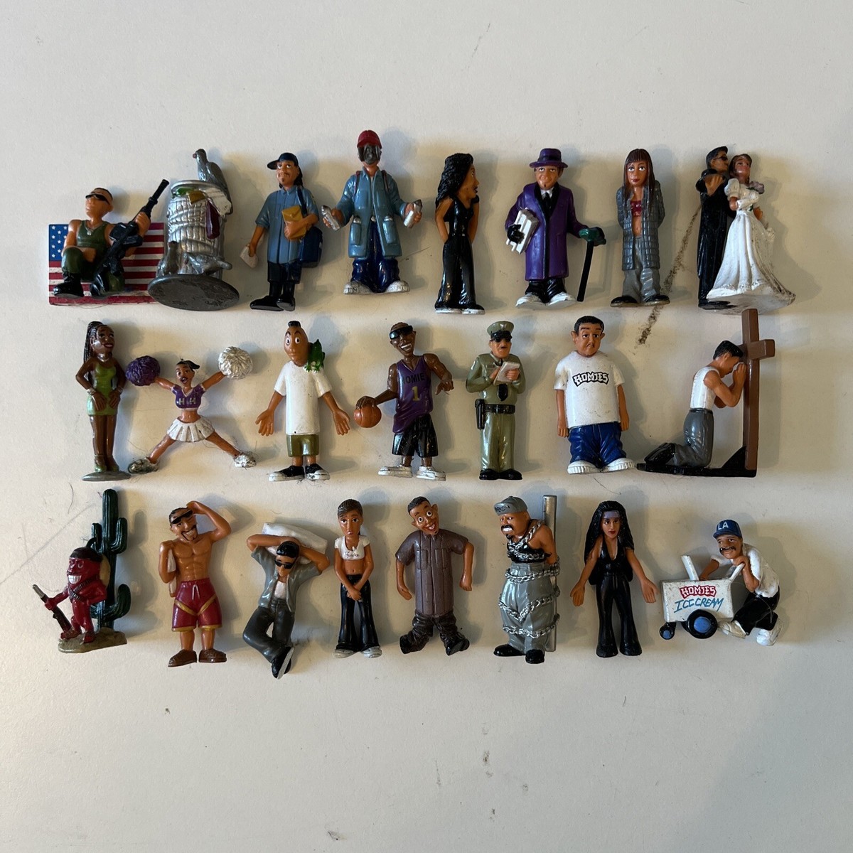 新品未開封【HOMIES】フィギュアセット シリーズ6×4セット Vintage Homies Series #4 6 Figure New In Box HTF👍🏽👍🏽 | eBay