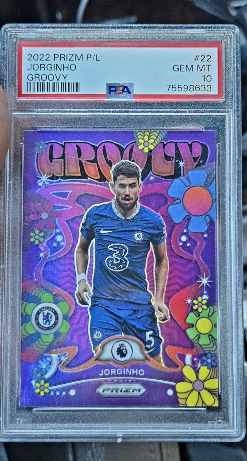 22 Jorginho Prizm Groovy GEM MINT 10