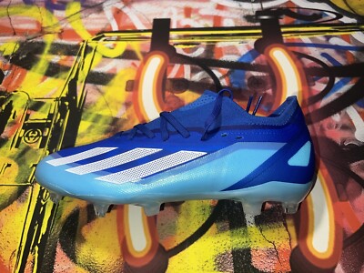 adidas X Crazyfast.2 FG Ground Men's Soccer Cleats Blue Size 6.5 GY7422 Bin 3