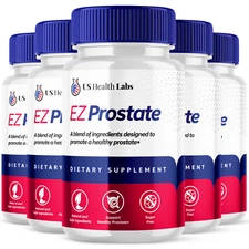 (5 Pack) EZ Prostate Capsules, Easy Prostate AdvancedFormula Pill (300 Capsules)