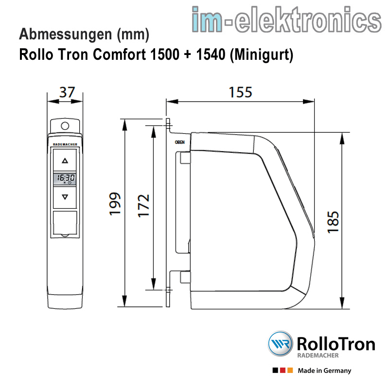 Rollotron SCHW enkw Comfort Mini 1540 de UW Rollotron SCHW enkw Comfort Mini 1540 de UW