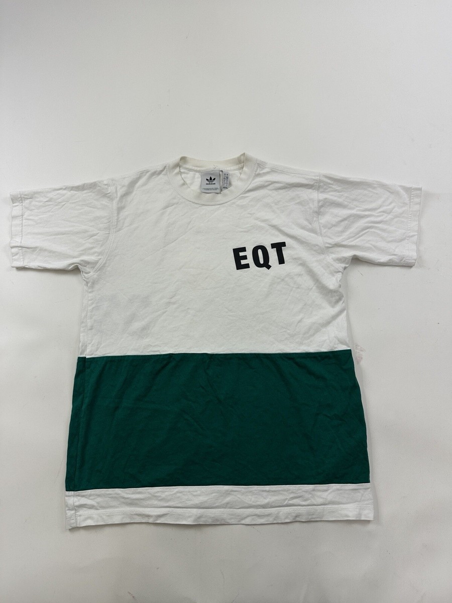 【Adidas コリア】 EQT Graphic T-Shirt 1 Adidas EQT Shirt Mens Large White Equipment Logo Short