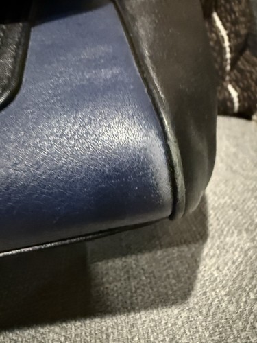 *Coach* Tracolla con patta in pelle nera blu legacy usato in ottime condizioni - Foto 14 di 24