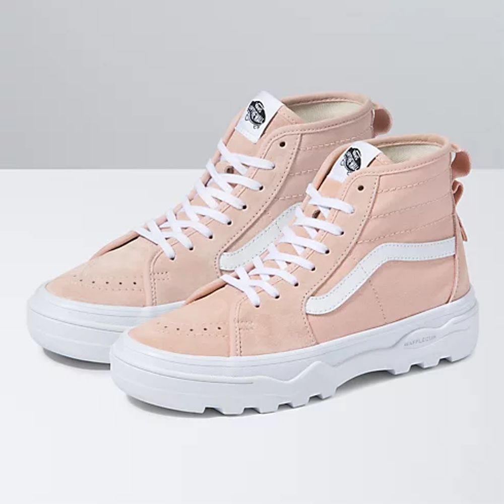 スニーカー VANS Woman Sneakers Pink VN0A5JMI 2PT1 Vans Knu Skool Checkerboard Skate Shoe - Pink / White | Journeys