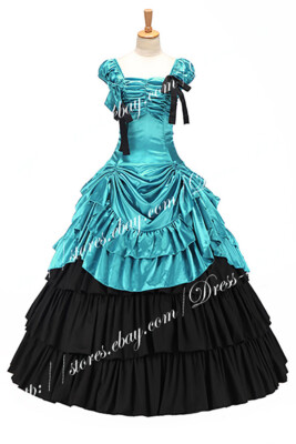 Southern Belle Satin Ball Gown Prom Wedding Blue-Green Dress Multicolor Purple | eBay Southern Belle Satin Ball Gown Prom Wedding Blue-Green Dress Multicolor Purple | eBay