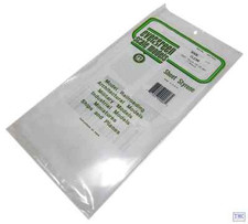EG9006 Evergreen Plastics 12" x 6" Clear sheets 0.010" thickness Pack of 3