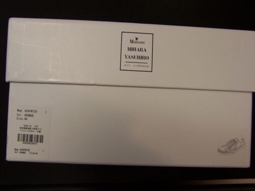 Maison Mihara Yasuhiro Size Eu 44, US 10 Canvas Low Orange Blue Sneaker Yellow - Picture 4 of 9
