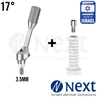 Multi Unit set 17° Hiossen  Regular Fit plastic sleeve 3.5 mm