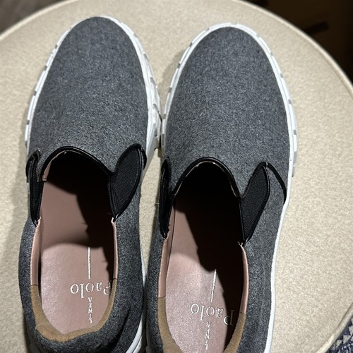 Zapatillas sin cordones Linea Paolo Kenly 8,5 m gruesas tela de plataforma superior - Imagen 7 de 11