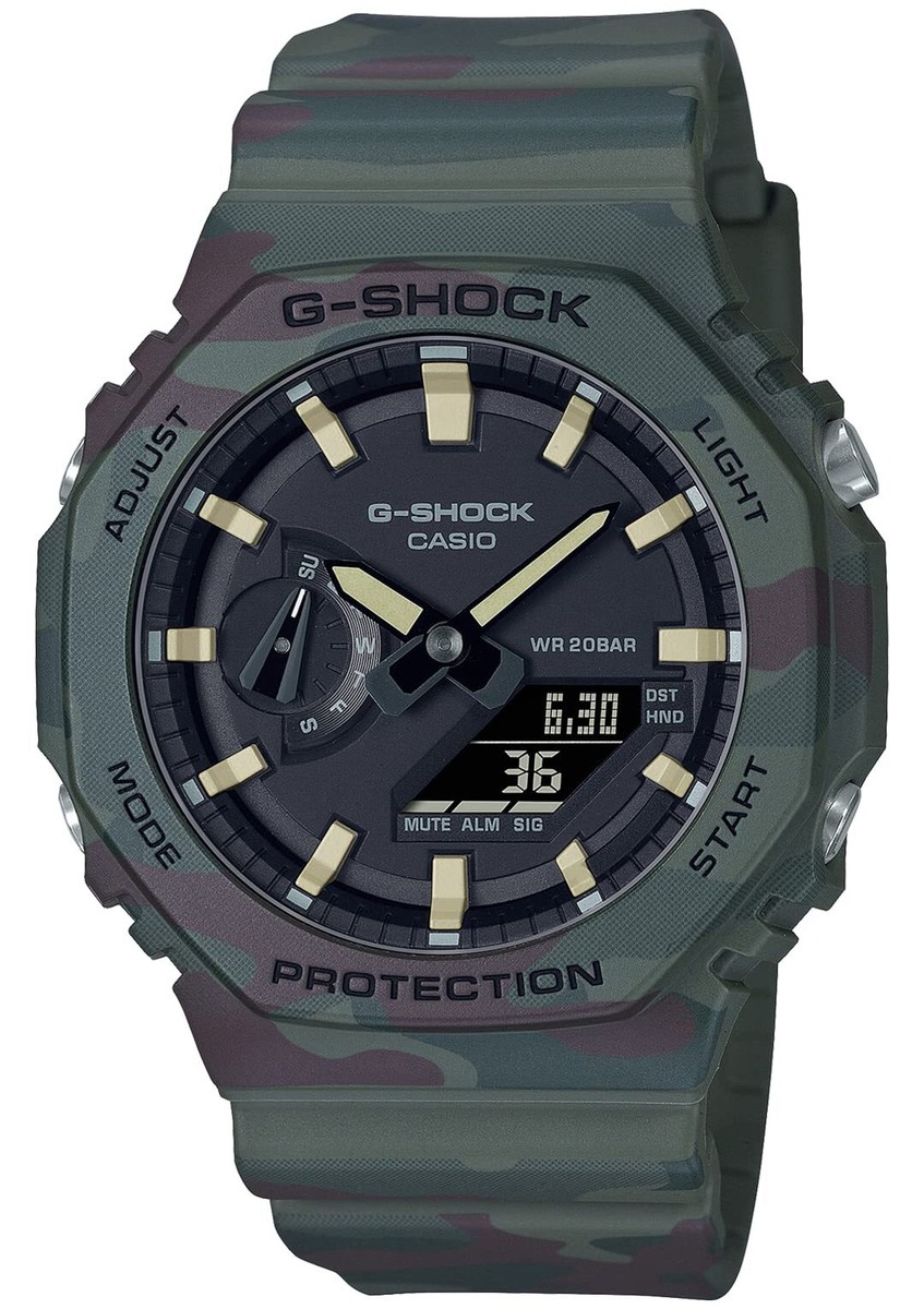 G-SHOCK GAE-2100WE-3AJR カモフラージュ CASIO G-SHOCK GAE-2100WE-3AJR ADVENTURER CAMOUFLAGE Men's Watch