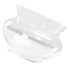  Fischschale Glas Transparent Rund Aquarium Desktop Aquarium Klare Blase