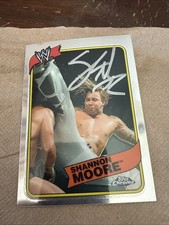 Signed 2007 Topps Heritage III WWE #29 Shannon Moore Wrestling Card