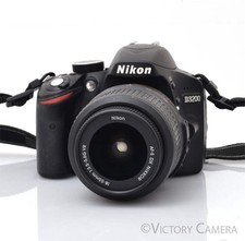 Nikon D3200 Digital SLR Camera Body w/ 18-55mm AF-S Lens 36209 Shots EXC 