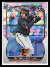 2023 Bowman Chrome Prospects Atomic Refractors #BCP35 Frederick Bencosme