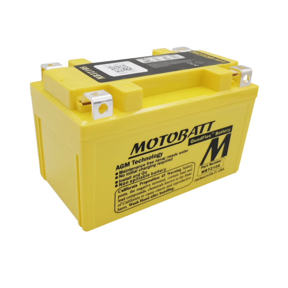 Motobatt Premium Battery for Honda CBR 1000 RR 2010-2014 MBTZ10S AGM - Image 4 of 4