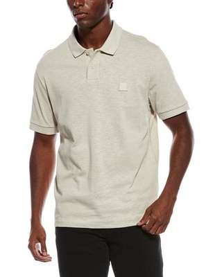 Boss Hugo Boss Linen-Blend Polo Shirt Men's