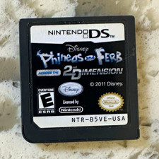 Disney Phineas and Ferb Across 2nd Dimension Nintendo DS Game E NTSC-U/C 2011