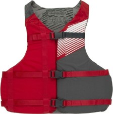 StohlquistFit Adult Life Jacket PFD X-Large-Oversize Red Grey