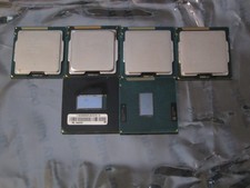 Lot of 6 Intel Processors - Core i5-3320M, 4300M, 3340, i3-2120, Pentium G2030