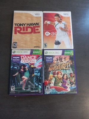2 Nintendo Wii And 2 Xbox 360 Game Lot