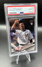2017 Topps Update Domingo Germán US2 Yankees PSA 10 Rookie, Perfect Game