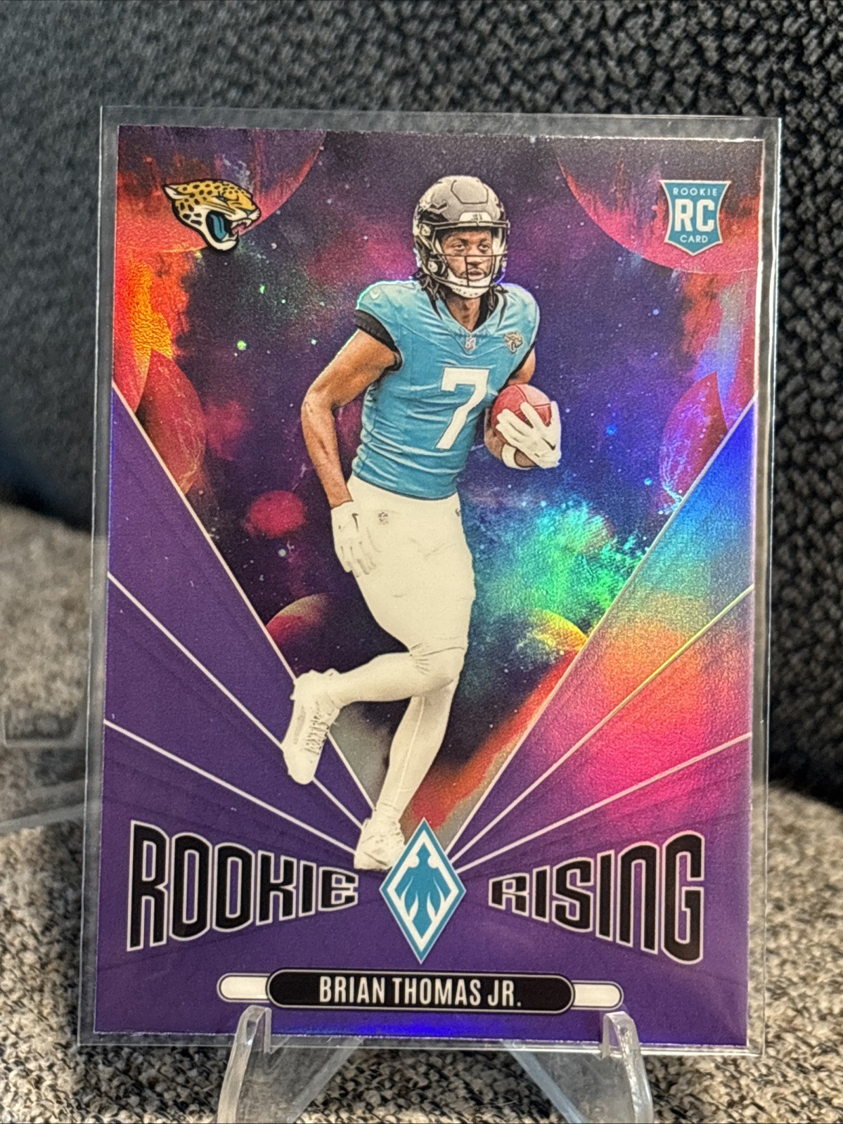 2024 Panini Phoenix - Rookie Rising Brian Thomas Jr. #RR-BTJ Purple (RC)