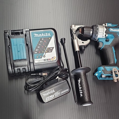 #ad Makita LXT Brushless Hammer Drill 18V Li Ion Battery DC18RC Charger Tool Bag $179.00