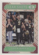 2020 Panini Illusions Clear Shots Emerald Drew Brees #7 01xd