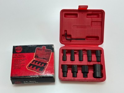 MAC Tools SVAM8B 8-Piece 1/2'' Drive Metric Hex Insert And Driver Set